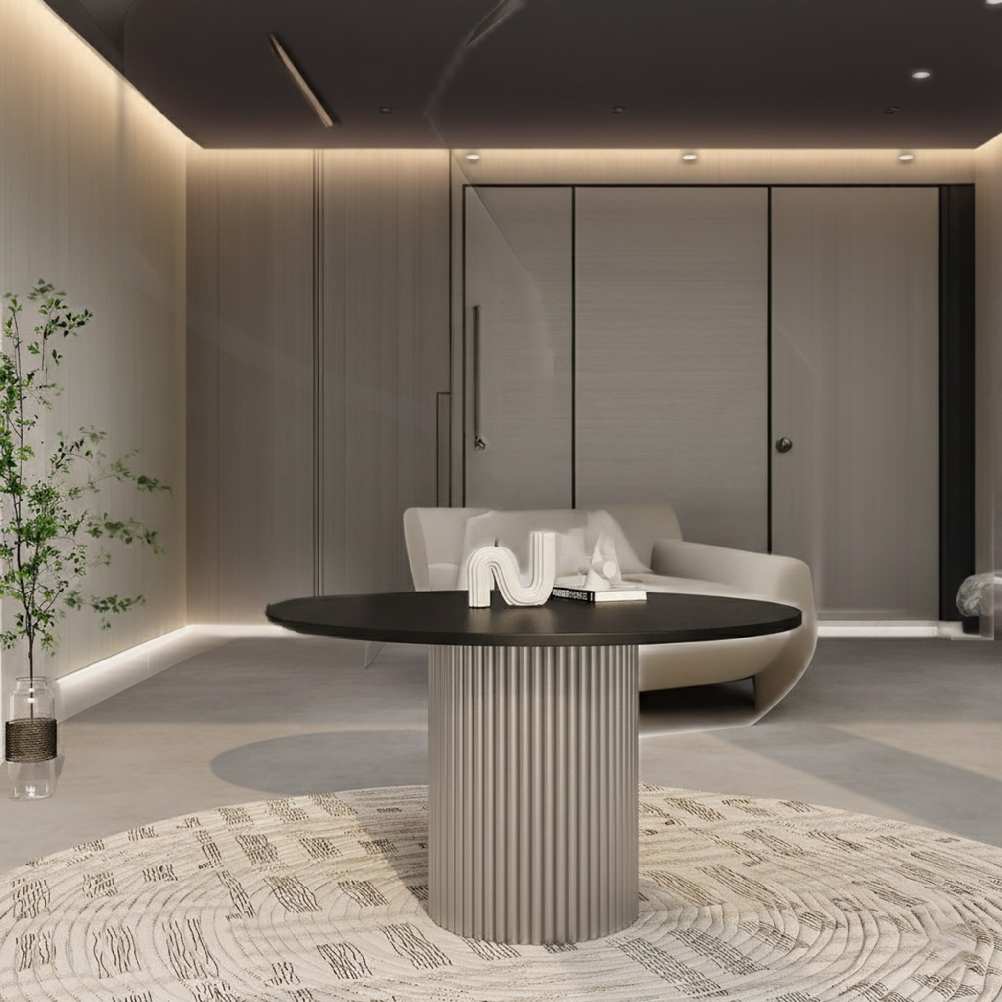 RAFIF Round Dining Table - Dining Table