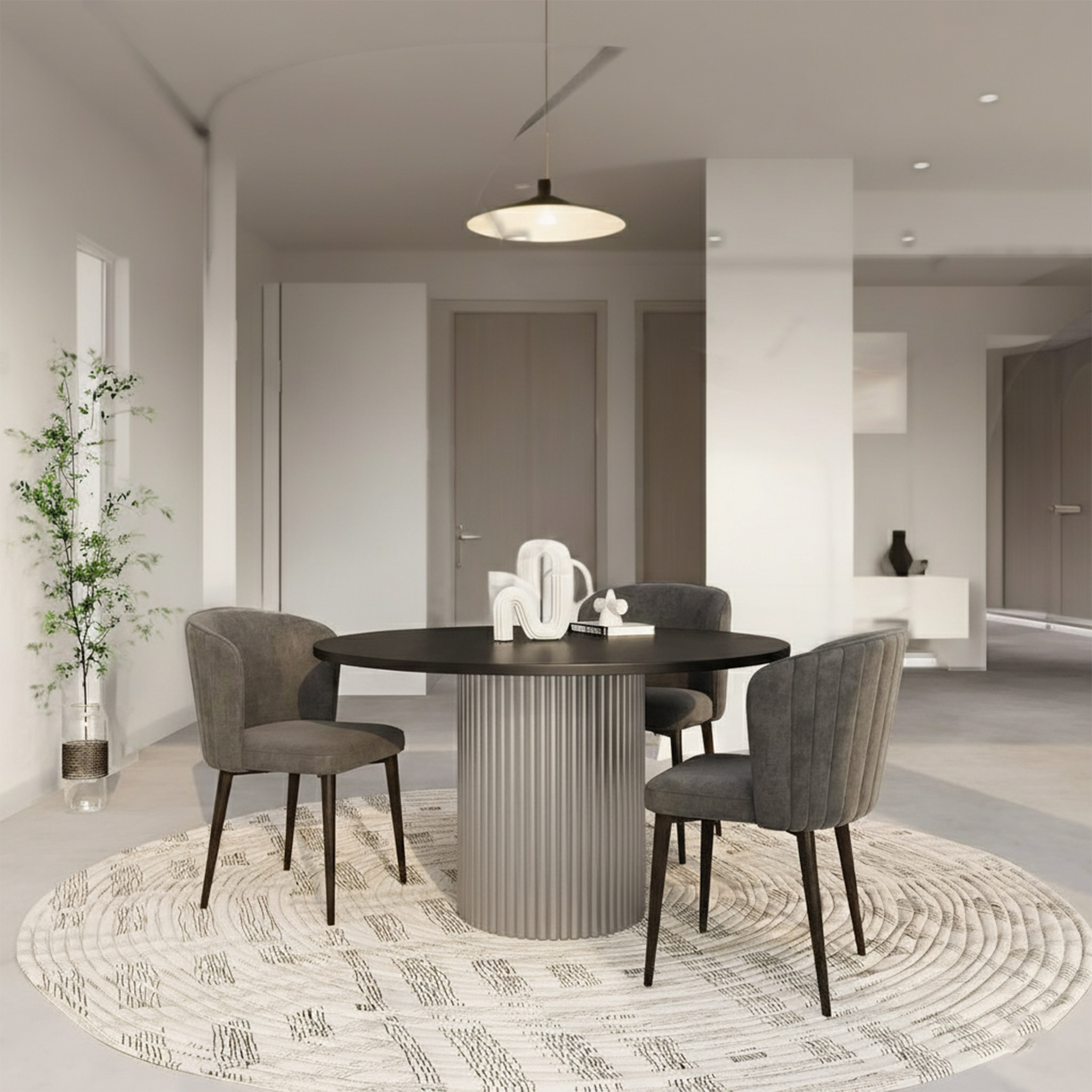 RAFIF Round Dining Table - Image 1